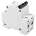 Din Rail Circuit Breaker, 2P Circuit Breaker Modular Structure DC12-400V AC90-400V for Wind Solar System. 