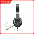 Hoco | W108 Sue Wired Gaming Headset | 50mm Audio Drivers | Omnidirectional HD Microphone & LED Lighting | 3.5mm AUX & USB Connection | Over-Ear Headphones for PC & Laptop.