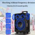 800W high-power subwoofer outdoor mobile Bluetooth speaker family karaoke live broadcast sound card all-in-one speaker machine.