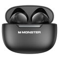 Monster N-lite 208 Wireless Headphones TWS HiFi Stereo Bluetooth 5.4 Earphones with Mic Call Noise Reduction IPX5 Waterproof. 