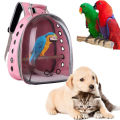 Pet Parrot Carrier Bird Travel Bag Space Capsule Transparent Pet Dog Backpack Bredeval 360 ° Spectacular Portable Carrier Backpack.