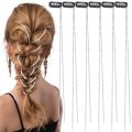 Girls Strand Crystal Extension Gift Women For Ponytails Bling Clips Accessories Decorative Chains Rhinestone Hair. 