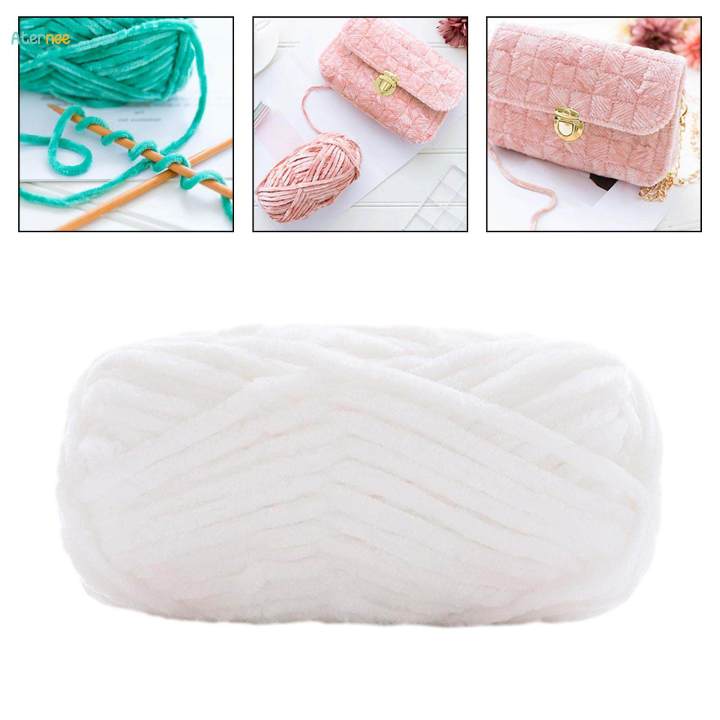 Chunky Wool Yarn Arm Knit Yarn DIY Length 80M Bulky Yarn Bulky Giant Wool Yarn for Rug Making