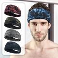 Women's Yoga Gym Bandage Exercise Bike Running Sports Headband Bicycle Cycling Self-Paced Jogging Tennis Bandana Bandana Sweat Headband Bandage Men. 
