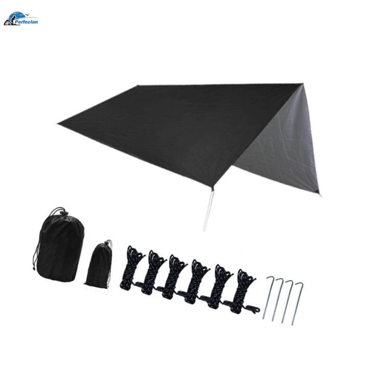 Camping%20Tarp%20with%20Storage%20Bag%20Rain%20Tarp%20Shelter%20for%20Hiking%20Travel%20Garden%20-%20Image%205