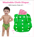 Washable Baby Cloth Diaper (3 kg to 15 kg) - 1 Piece. 