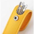 〽️ 6 Pcs Ear Wax Cleaner - Resuable Ear Cleaner Tool Set with Storage Storage Leather Pouch - Ear Wax Remover Tool Kit with Ear Curette Cleaner. 
