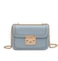 2023 New Stone Pattern Simple Bag, Fashion Texture, Chain Shoulder Women's Bag, Foreign Style Crossbody Lock Small Square Bag. 