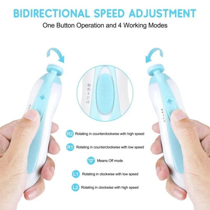 Children's%20nail%20file%20trimmer%20set%20Baby%20Electric%20Nails%20Toe%20nail%20clipper%20trimmer%20Newborn%20nail%20art%20set%20Baby%20nail%20care%20tools%20-%20Image%204