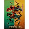 GC Marvel Minimal Super Heroes Vintage Posters For Home Decor kraft Paper high quality poster wall sticker color:F020-7-42*30. 