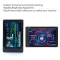 PC Temperature Display, Customizable Layout 3.5 Inch Computer Temp Monitor for Desktop.