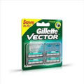 Gillette Vector Plus 4 pcs Cartridge Blade. 