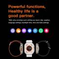 T800 ultra 1.99" full screen touch Smart Watch Long Standby Wireless charging Sport Sleep Life Waterproof Wristwatch for Sport Workouts Running Gym. 