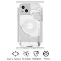 【Mascaraara】Nothing Phone Style for iPhone 14 13 15 12 11 Pro XS Max XR Decal Skin Back Screen Protector Film Full Cover Wrap Sticker. 