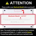 【happy one】MTT Laptop Sticker For Macbook Air Pro Retina 11 12 15 16 Touch Laptop Skins Protective Film a2337 a2338 a1932. 