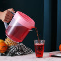 Food Grade Plastic Cold Water Jug Large Capacity Heat-Resistant Teapot Water Pitcher Jug Milk Tea Juice Jug Measuring Cup with Lid. 