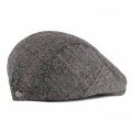 Autumn Winter Men Cap Hats Berets British Western Style Wool Advanced Flat Ivy Cap Classic Vintage Striped Beret Cap.