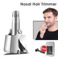 Nose Hair Trimmers Personal Care Nasal Hair Groomers Ear Hair Razor Manual Cutter Nasal Shaver For Man Convenient Mini Portable Nose Hair Clipper Washable. 