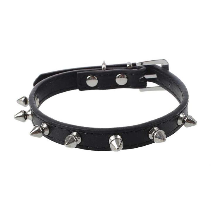 【Factory-direct】 Dog Collar Dog Collar Belt Collars Black Adjustable S