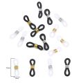 50pcs Adjustable Anti-Slip Eyeglass Chain Ends Retainer Rubber Glasses Ring Strap Spectacle End Connectors Eyewear Accessories.