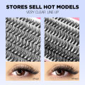 Lash Clusters Set DIY Lashes Extension Kit Individual Eyelash Extension Kit Full Set Lashes Kit with Lash Bond and Seal Makeup.