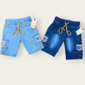 Boys premium cotton spandex denim short pant 5 pkt cargo 2 to 10 Years.