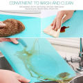 2 Pcs Washable Refrigerator Mat Waterproof Fridge Mate Drawer Matt.
