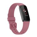 Watch Strap For Fitbit Luxe Silicone Color Buckle Watch Band, Size:L(White). 