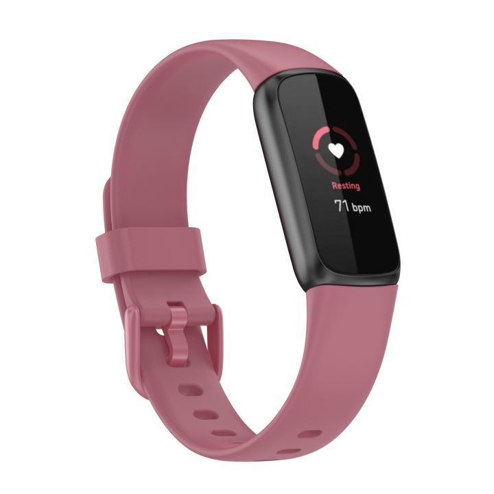 Watch%20Strap%20For%20Fitbit%20Luxe%20Silicone%20Color%20Buckle%20Watch%20Band,%20Size:L(White)%20-%20Image%205