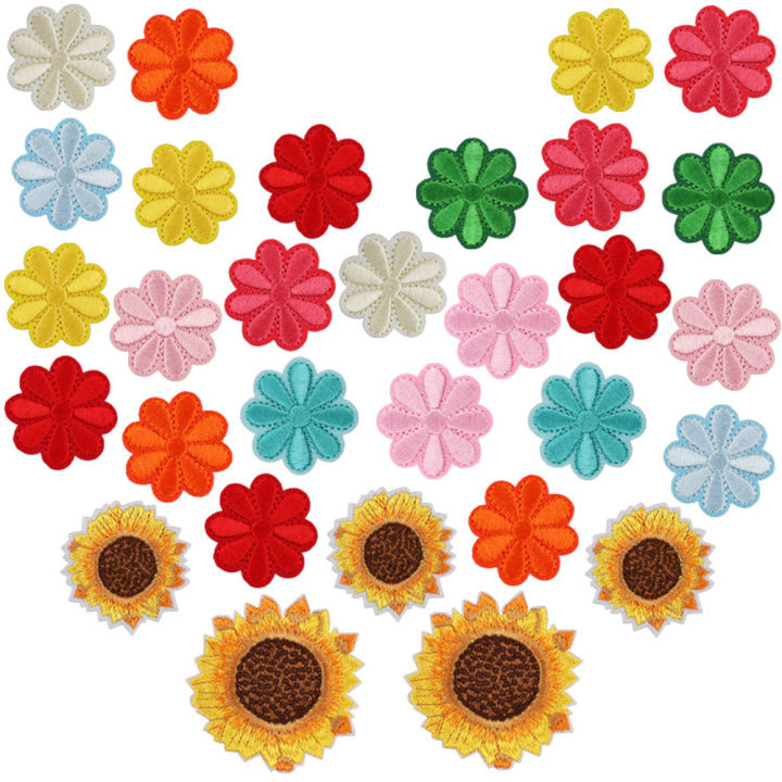 30PCS%20Iron%20on%20Stickers%20Sew%20on%20Stickers%20Mixed%20Embroidery%20Cloth%20Stickers%20Decorative%20Accessories%20Embroider%20Badge%20-%20Image%202