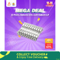 20 Pieces, Stainless Steel Cloth hanger Clip.