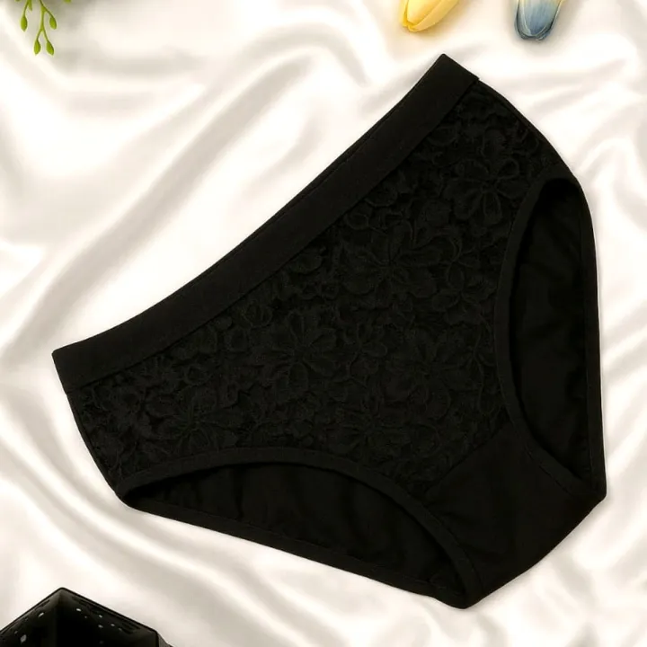 4%20Pack%20Premium%20Women's%20Panties%20-%20Soft%20Cotton%20&%20Net%20-%20Stylish%20Short,%20Hot%20&%20Boxer,%20Panty%20for%20girls%20-%20Image%202