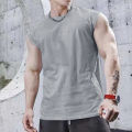 Summer Plain Mens Fitness Singlets Loose Mesh Tops Bodybuilding Tank Top Men Gym Clothing Sporting Oversized Muscle shirt BunnyGarden.