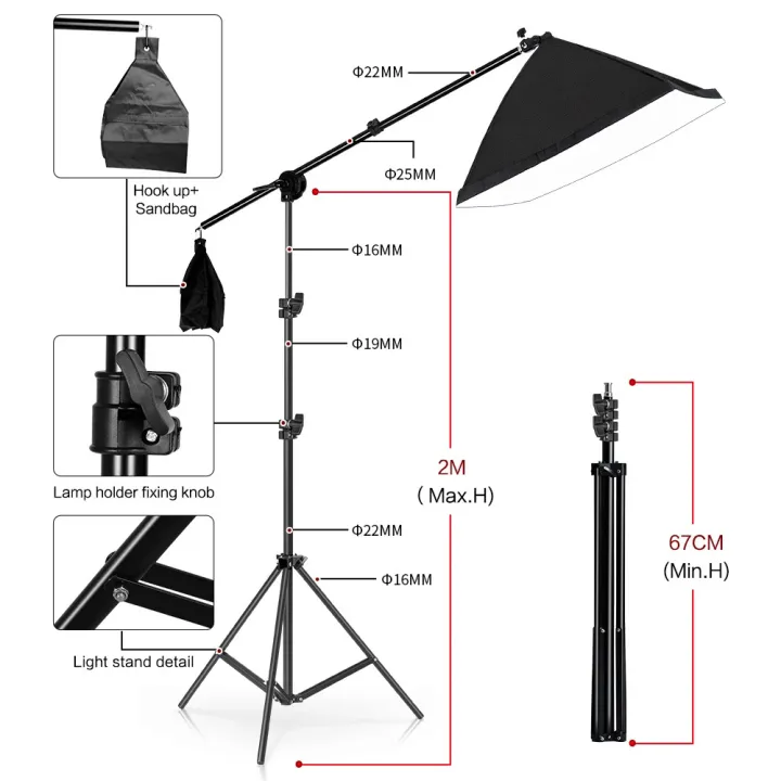Photography%20Background%20Frame%20Support%20Softbox%20Lighting%20Kit%20Photo%20Studio%20Equipment%20Accessories%20With%203Pcs%20Backdrop%20And%20Tripod%20Stand%20-%20Image%206
