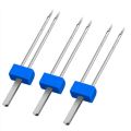 BRADOO-6Pack Double Twin Needles Wrinkled Needle with 2 PCS 9 Groove Pintuck Presser Foot for Sewing Machine Accessories 5FM.