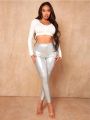 SHAPE WOMEN DISCO SLINKY LEGGINGS. 