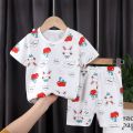 2pcs/set 2022 New Trendy Baby Cotton Clothes Suit Children's T-shirt+shorts Suits Summer Short Sleeve Pants Boys Girls Tracksuit.