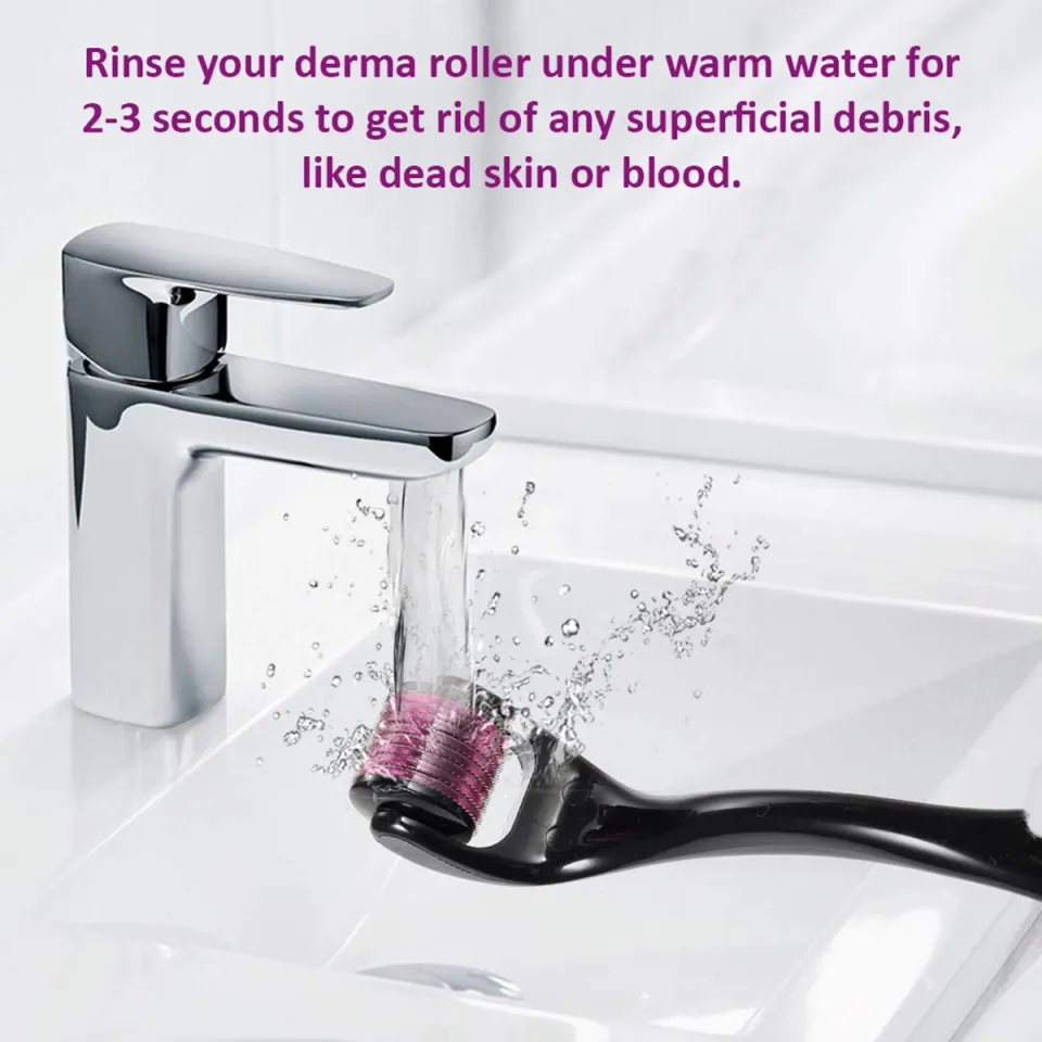 Derma Roller Micro Needle for Hair, Beard Growth and Facial Skin Therapy