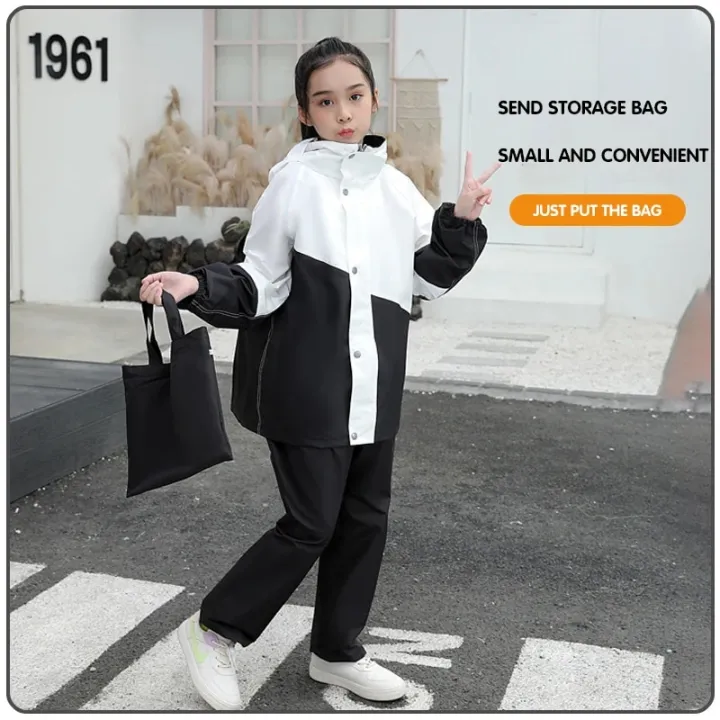Children's%20Suit%20Raincoat%20Women%20Rain%20Pants%20Impermeable%20Waterproof%20Full%20Body%20Split%20Rain%20Poncho%20Outdoor%20Hiking%20Hooded%20Raining%20Coat%20-%20Image%204