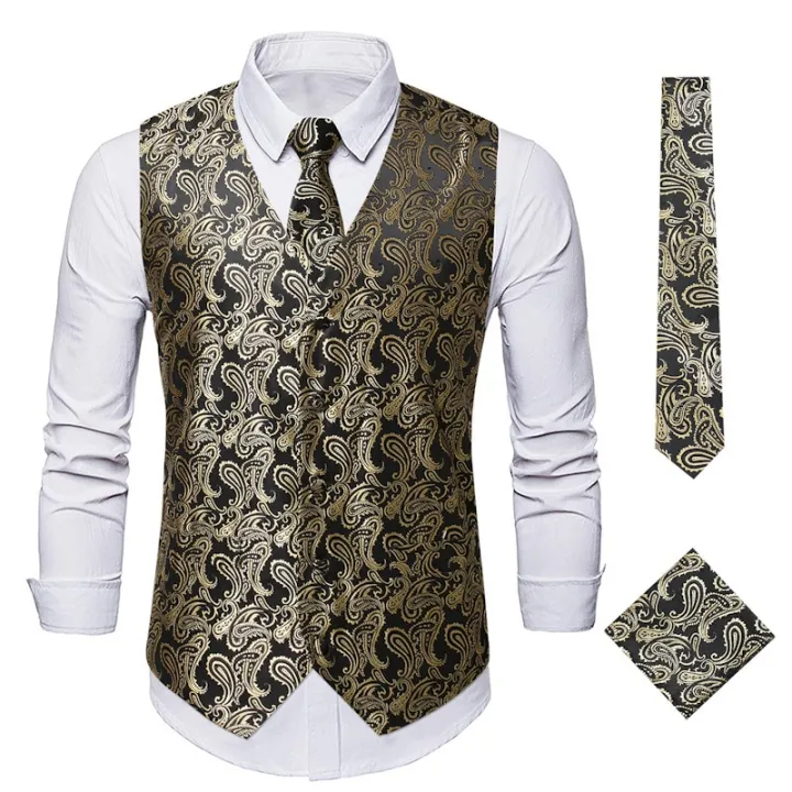Men%203pc%20Paisley%20Waistcoat%20Necktie%20Pocket%20Square%20Set%202023%20Brand%20Victorian%20Steampunk%20Suit%20Vest%20Men%20Formal%20Business%20Gilet%20Homme%203XL%20-%20Image%202
