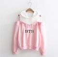 BTS LADIES Pink hoodie for woman - Hoodie For Girls. 