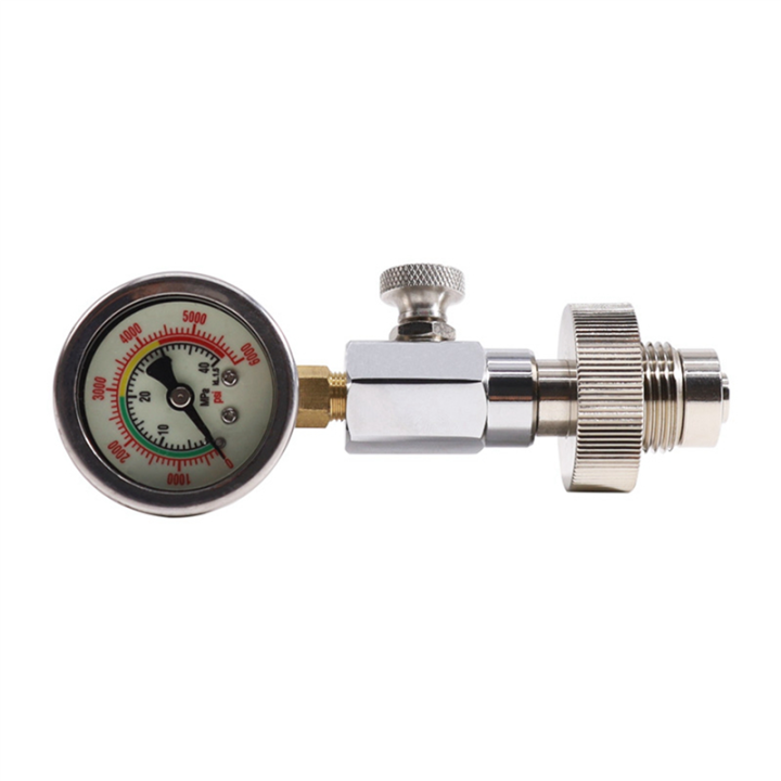 2X%20Scuba%20Diving%20Air%20Tank%20Pressure%20Testing%20Checker%20Din%20232/300%20Bar%20with%20400Bar/6000Psi%20Gauge%20-%20Image%202