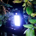 40leds Outdoor Solar Clip Lights 3 Modes Ip65 Waterproof Motion Sensor Wireless Security Light For Fence Deck Wall Garage Patio. 