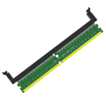 1 Piece DDR5 U-Dimm 288pin Adapter Ddr5 Memory Test Protection Card with Short Latch Green. 