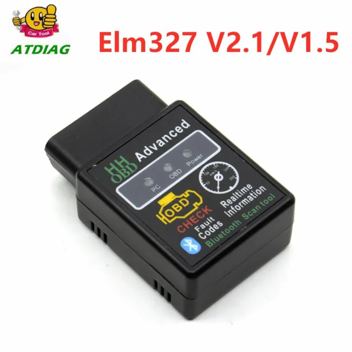 OBD2 HHOBD Advanced ELM327 Bluetooth OBD2 HH OBD V1.5 Check Fault Code Erase Trouble Code Scanner for Car Diagnostic