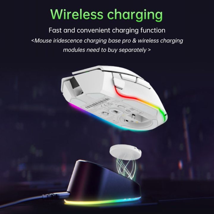 Razer%20V3%20Pro%20Wireless%20Mouse%20RGB%20Gaming%20Mouse%20with%2030000DPI%20Optical%20Sensor%20Chroma%20Hyperspeed%20Mouse%20Ergnomic%20Design%2011%20Progammable%20Buttons%2090%20Million%20Clicks-white%20-%20Image%204