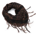 Arabian Desert Scarf Soft Tactical Scarf Men Ladies Military Turban Lightweight Plaid Fringed Outdoor Arafat Unisex Scarves.