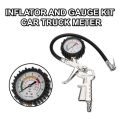 Inflator and Gauge Kit Car Truck Meter. 
