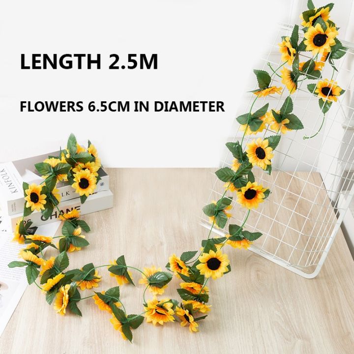 Realistic%20Sunflower%20Vine%20D%C3%A9cor%20-%20Image%203
