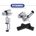 Universal Table Vise with 360 degrees Swiveling Head Clamp for Crafting Painting Sculpting Electronics Soldering 3-inch Rotatable Tabletop Clamp Vice.
